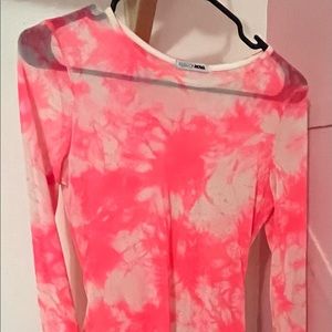 Long sleeve body suit